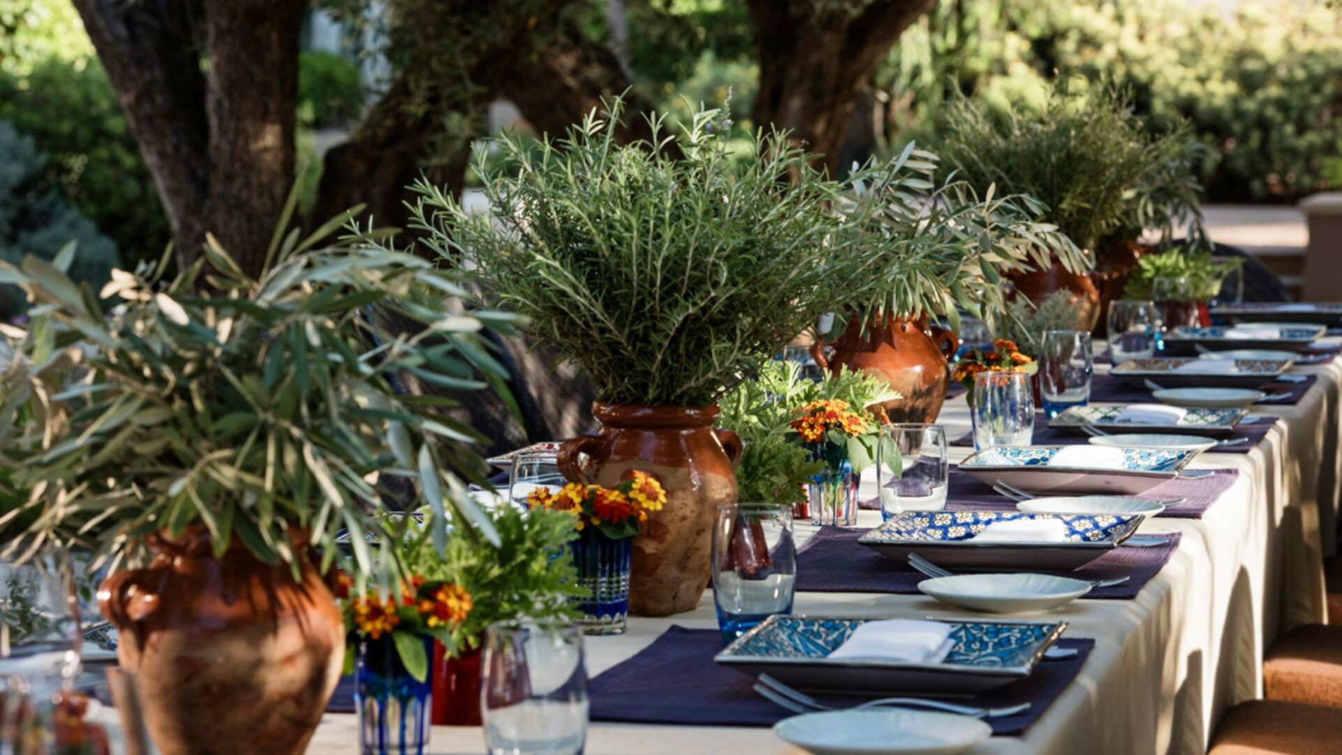 Four Seasons Marrakech wedding table