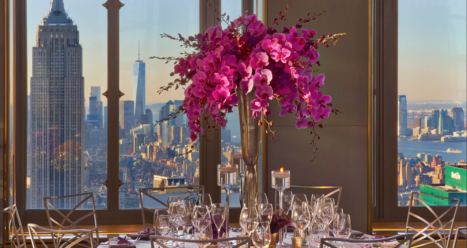 wedding table at rainbow room