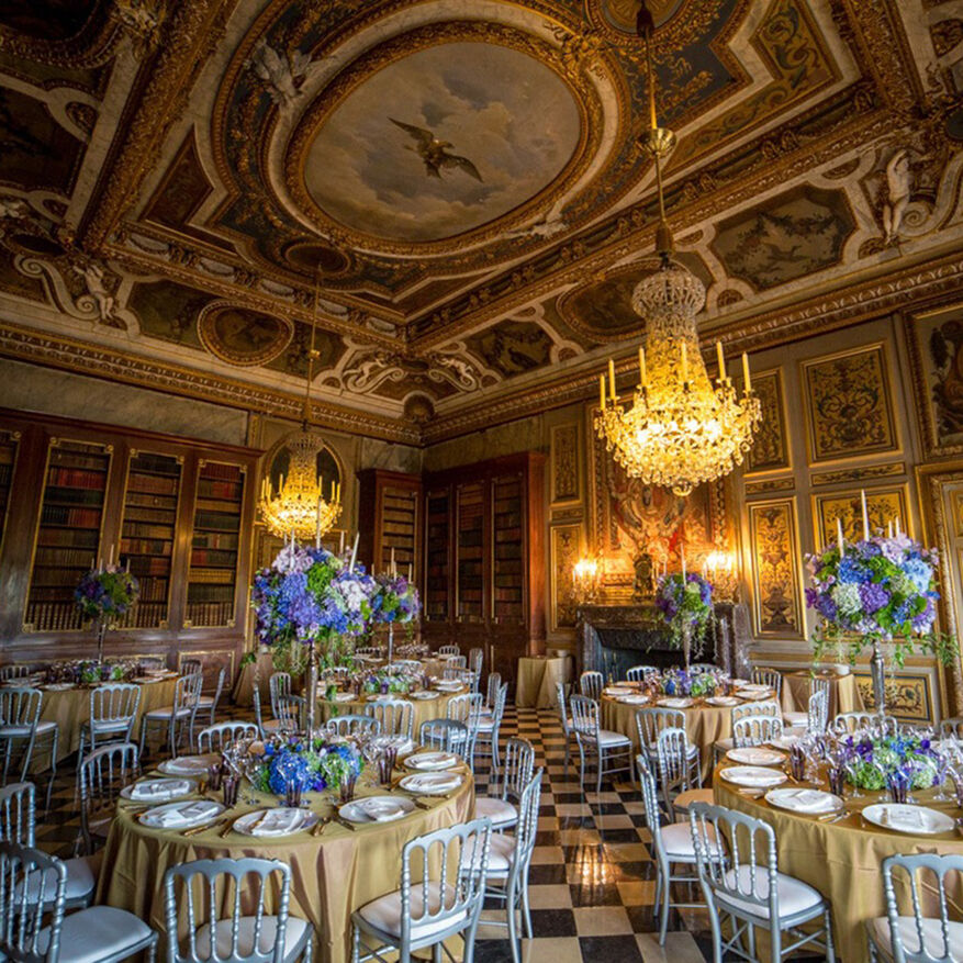 Vaux le Vicomte Wedding - Library
